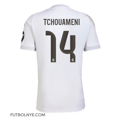 Camiseta Real Madrid Aurelien Tchouameni #14 Primera Equipación 2025-26 manga corta Camiseta Real Madrid Aurelien Tchouameni #14 Primera Equipación 2025-26 manga corta